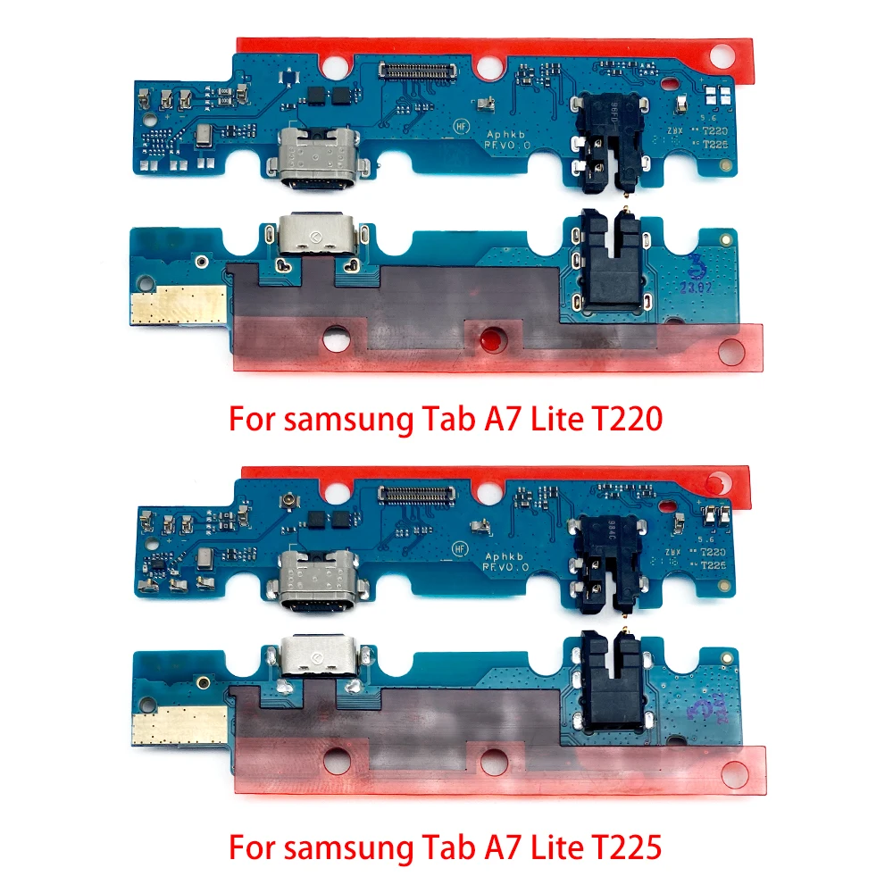 10 шт. Для Samsung Galaxy Tab A7 Lite T220 T225 Плата Зарядного Порта Планшетный ПК Гибкие Кабели Запасные Части