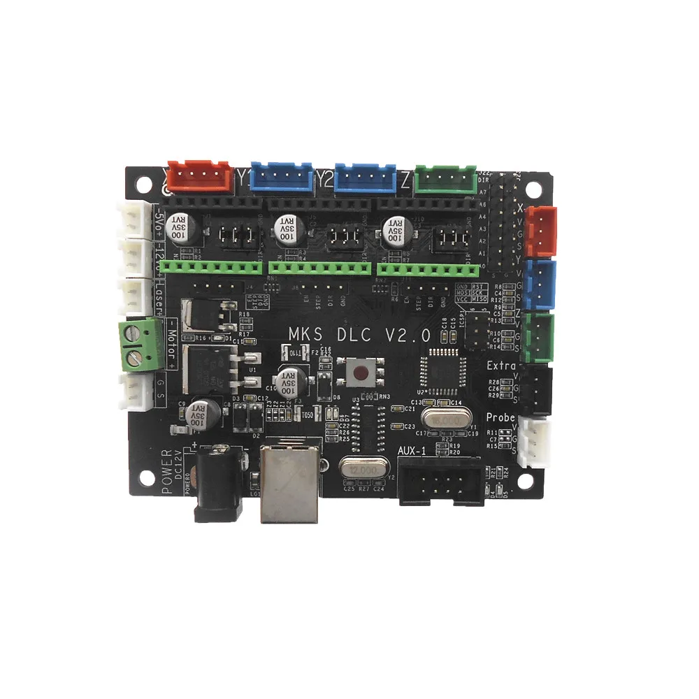 DuoWeiSi 3D Части принтера для материнской платы контроллера Shield MKS DLC гравировальная лазерная плата управления DIY CNC USB 3 оси stepp