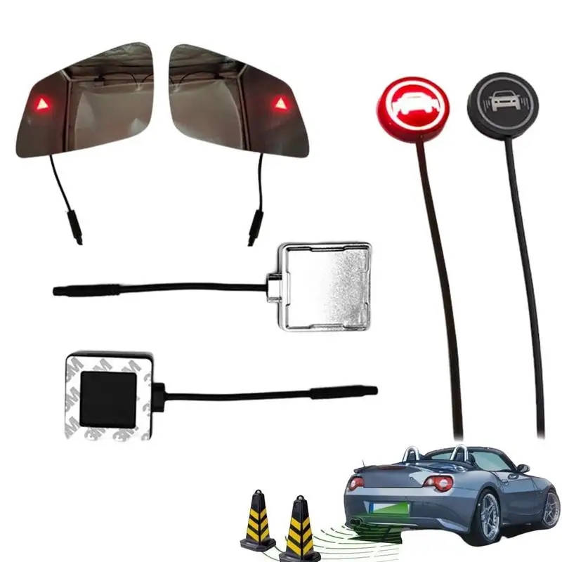 Система обнаружения слепых зон автомобиля Система предупреждения о смене полосы движения BSD BSM Сигнальная лампа для безопасного вождения автомобилей